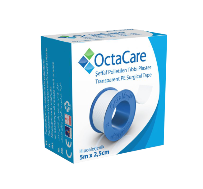 OctaCare Şeffaf Tıbbi Plaster(PE)
